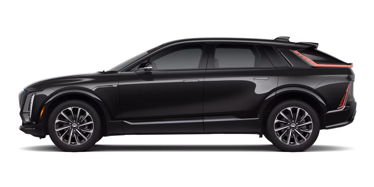 Cadillac Lyriq black car service NYC - Business class chauffeur vehicle for JFK LGA Newark airport transfers, corporate travel in New York