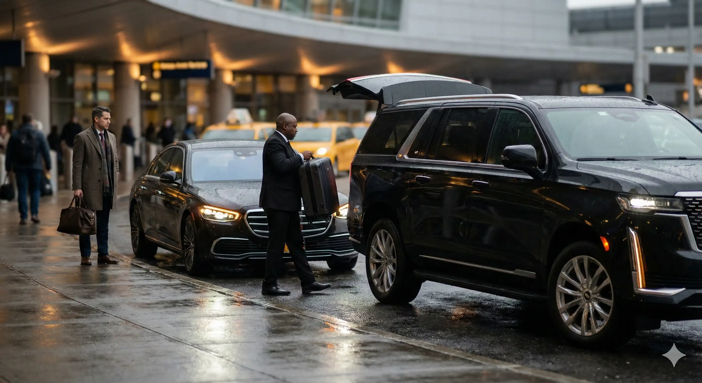 JFK Airport car service - professional chauffeur with luxury vehicles