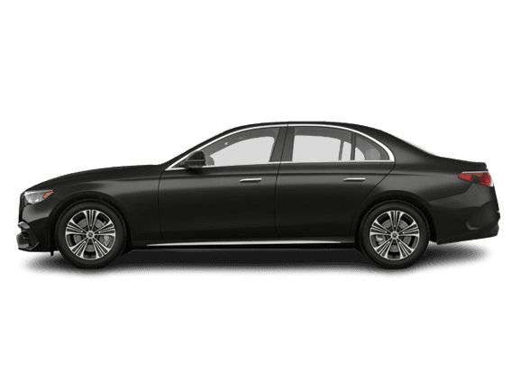 Mercedes-Benz E-Class black car service NYC - Business class chauffeur vehicle for JFK LGA Newark airport transfers, corporate travel in New York
